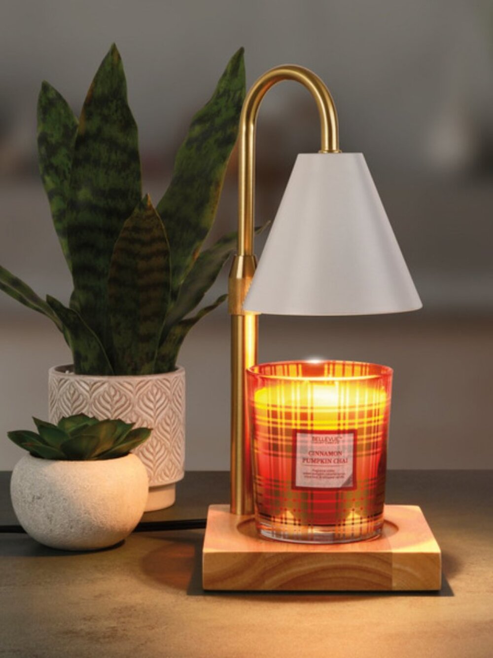 Mikasa Home Accents Adjustable Height Candle Warmer Lamp